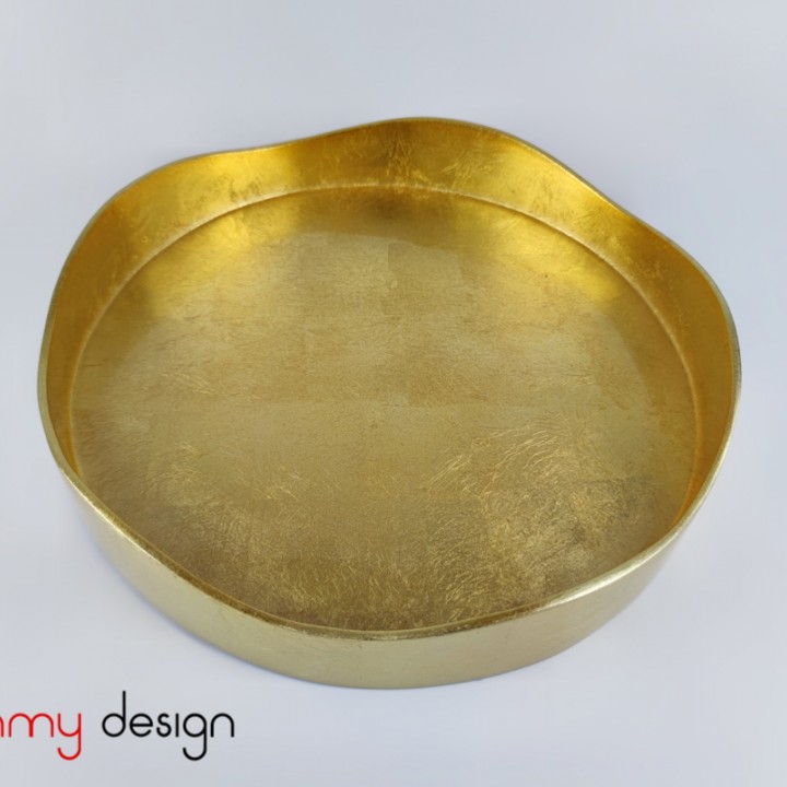 Round lacquer tray  27*H4 cm